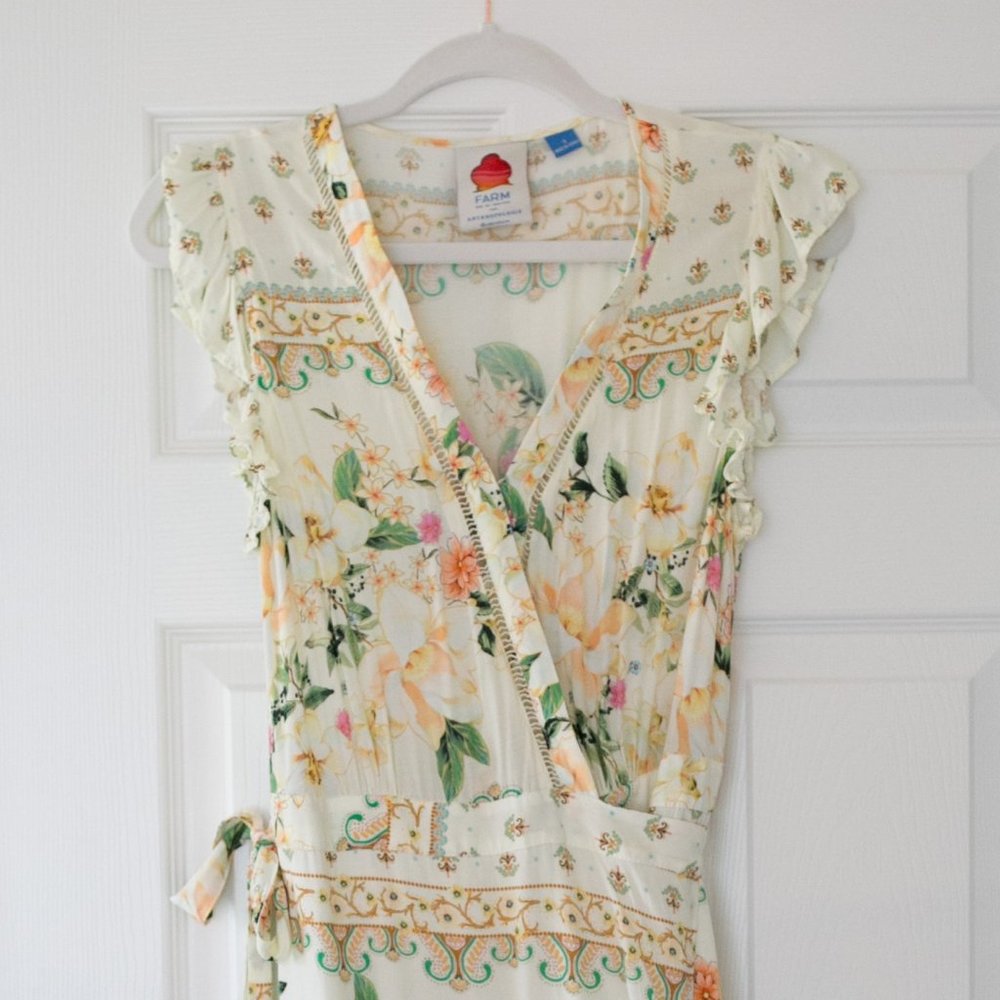 Farm Rio Wrap Floral Dress